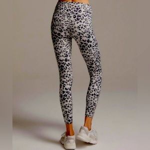 Century Legging in Grey Blue Cheetah size small
